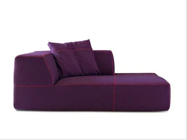 BEND - Upholstered fabric day bed _ B&B Italia